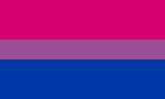 Bisexual Flag - A bisexual person is attracted to both men and women, or to more than one sex or gender.